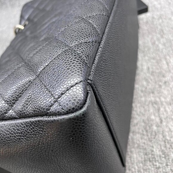 100% Authentic CHANEL GST Black Caviar Tote Bag - Picture 6 of 15